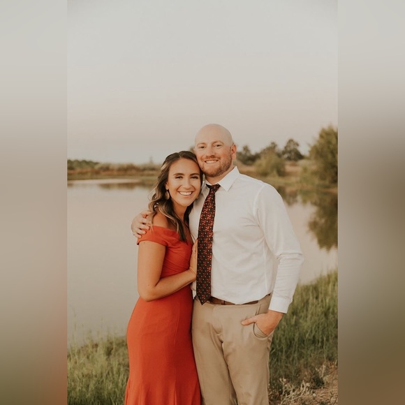 Azazie Lecia Dress in Rust! - Picture 6 of 7